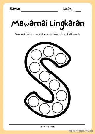 Lembar 10: Mewarnai Lingkaran