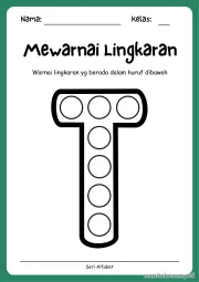 Lembar 11: Mewarnai Lingkaran