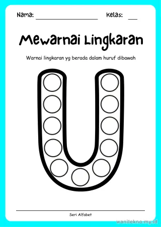Lembar 12: Mewarnai Lingkaran