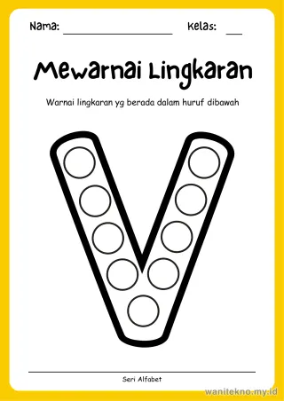 Lembar 13: Mewarnai Lingkaran