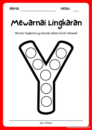 Lembar 16: Mewarnai Lingkaran