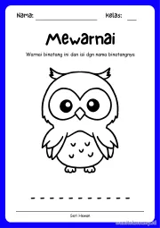 Lembar 3: Mewarnai