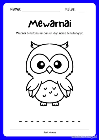 Lembar 3: Mewarnai