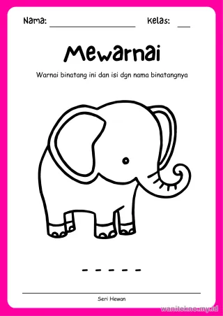 Lembar 5: Mewarnai