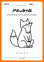 Lembar 6: Mewarnai