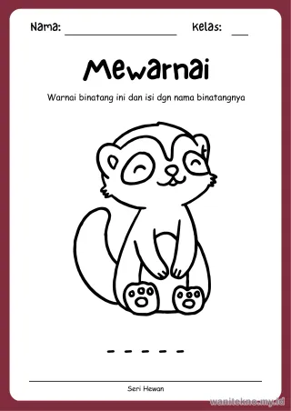 Lembar 7: Mewarnai