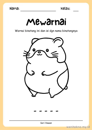 Lembar 8: Mewarnai
