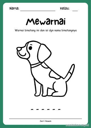 Lembar 9: Mewarnai