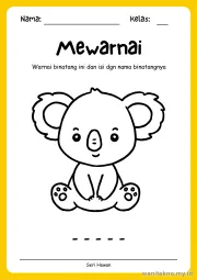 Lembar 11: Mewarnai