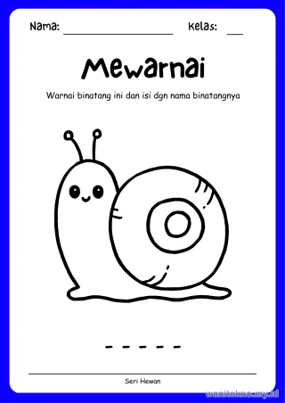 Lembar 13: Mewarnai