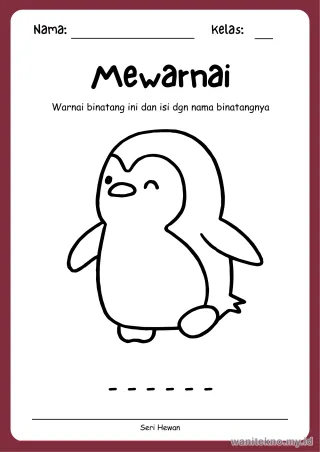 Lembar 4: Mewarnai
