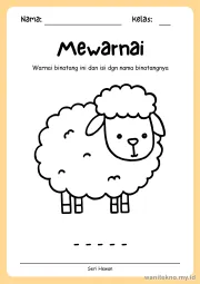 Lembar 5: Mewarnai