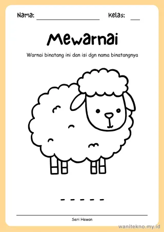 Lembar 5: Mewarnai