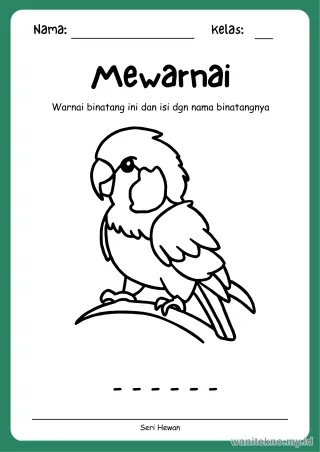 Lembar 6: Mewarnai