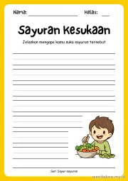 Lembar 1: Sayuran Kesukaan