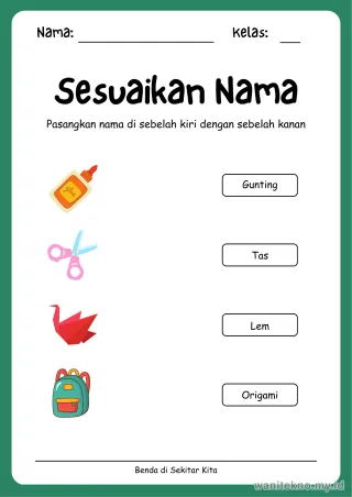Lembar 10: Sesuaikan Nama