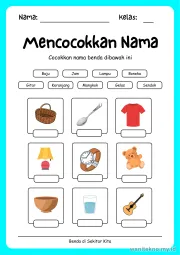 Lembar 2: Mencocokkan Nama