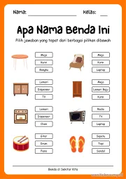 Lembar 8: Apa Nama Benda Ini
