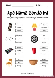 Lembar 9: Apa Nama Benda Ini