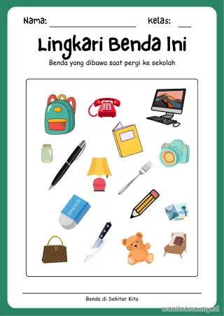Lembar 11: Lingkari Benda Ini