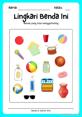 Lembar 12: Lingkari Benda Ini