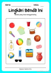 Lembar 12: Lingkari Benda Ini