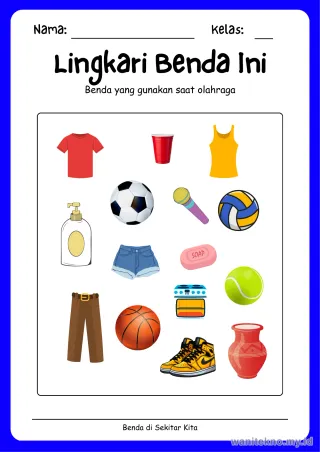 Lembar 15: Lingkari Benda Ini