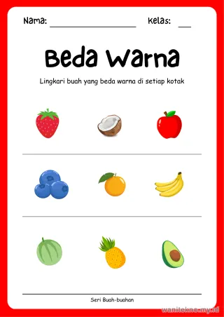 Lembar 5: Beda Warna