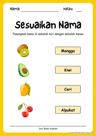 Lembar 12: Sesuaikan Nama