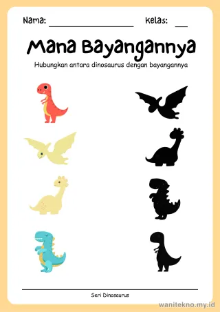 Lembar 4: Mana Bayangannya