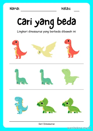 Lembar 6: Cari yang beda