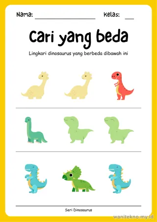 Lembar 7: Cari yang beda