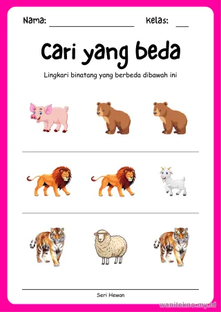 Lembar 2: Cari yang beda