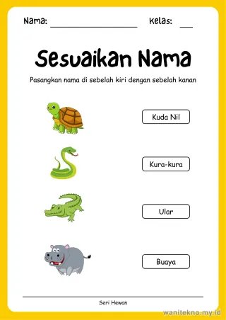 Lembar 8: Sesuaikan Nama