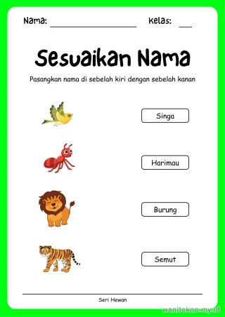 Lembar 9: Sesuaikan Nama