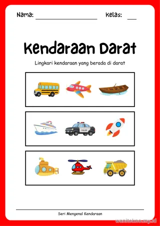 Lembar 5: Kendaraan Darat