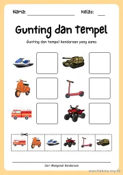 Lembar 2: Gunting dan Tempel