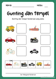 Lembar 3: Gunting dan Tempel