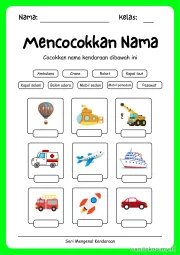 Lembar 6: Mencocokkan Nama