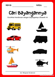 Lembar 8: Cari Bayangannya