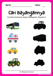 Lembar 9: Cari Bayangannya