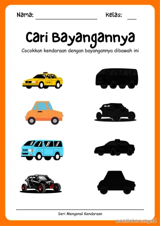 Lembar 10: Cari Bayangannya