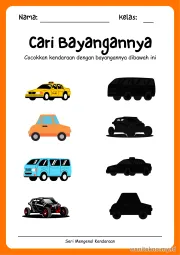 Lembar 10: Cari Bayangannya