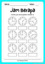 Lembar 1: Jam Berapa