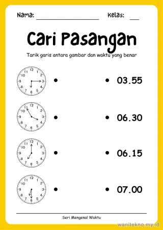 Lembar 12: Cari Pasangan