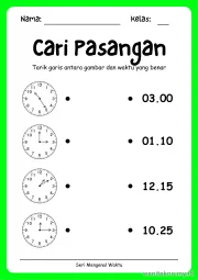 Lembar 13: Cari Pasangan