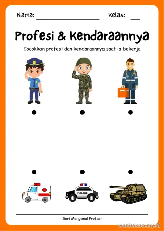 Lembar 2: Profesi & Kendaraannya
