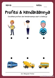 Lembar 3: Profesi & Kendaraannya