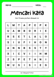 Lembar 8: Mencari Kata