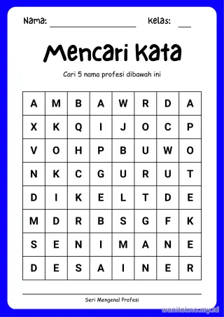 Lembar 9: Mencari Kata